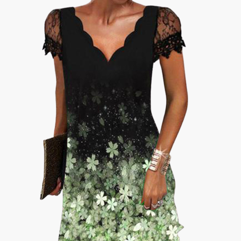 Women's Decorative Detail Dress – Minimal Chic Everyday Style