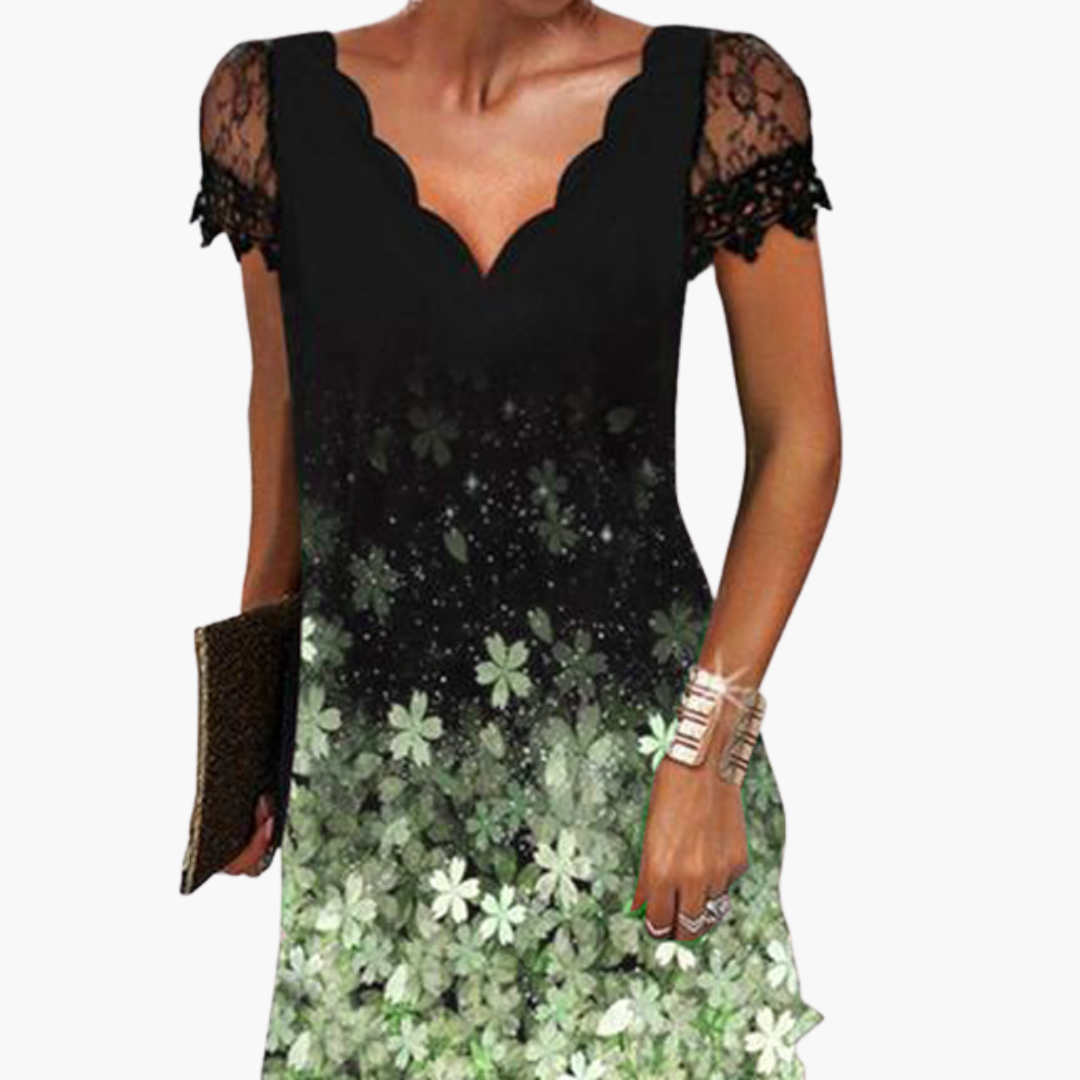Women's Decorative Detail Dress – Minimal Chic Everyday Style