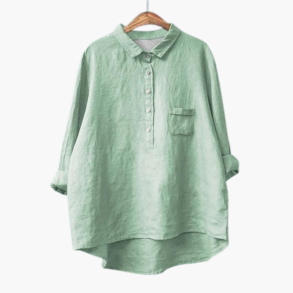 Women's Floral Print Crew Neck Blouse – Short Sleeve Everyday Style