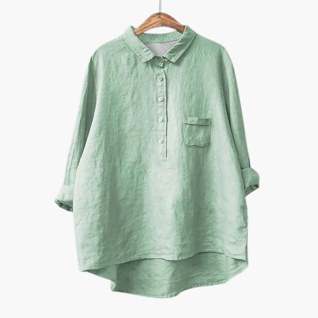 Women's Floral Print Crew Neck Blouse – Short Sleeve Everyday Style
