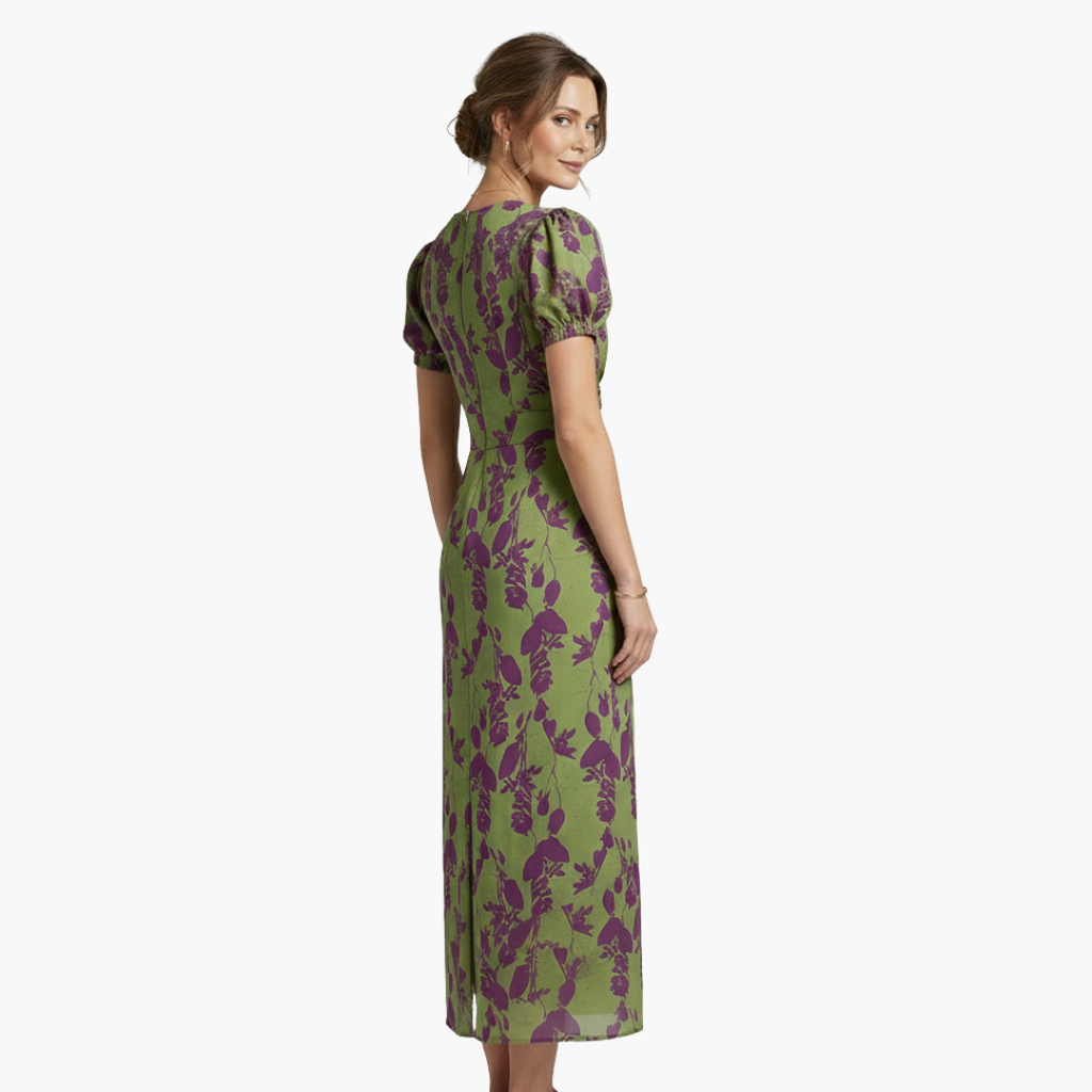 Women's Wrap Dress – Long Sleeve Belted Side Pockets Timeless Versatile