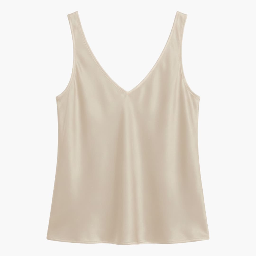 Women's Silk Tank Top – Sleeveless Summer Everyday Style