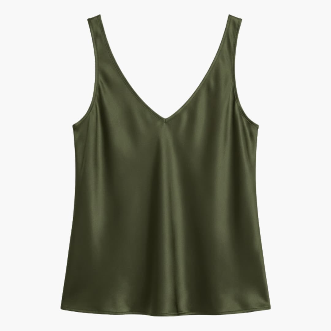 Women's Silk Tank Top – Sleeveless Summer Everyday Style