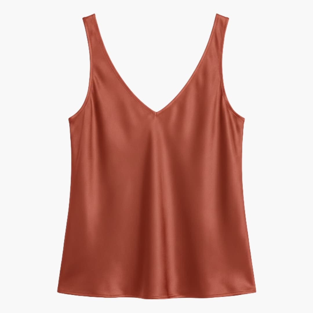 Women's Silk Tank Top – Sleeveless Summer Everyday Style