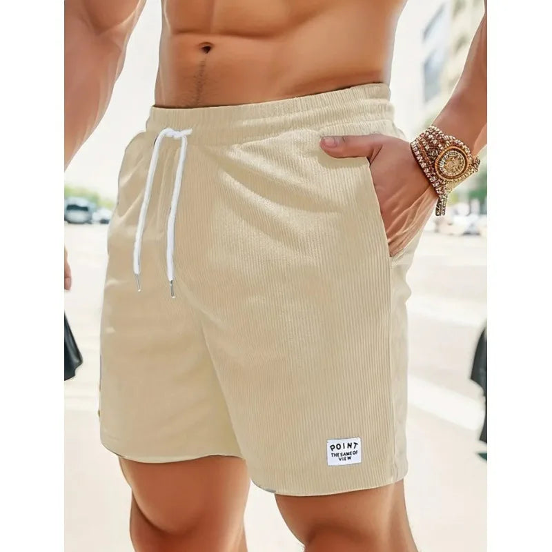 Men's Casual Drawstring Shorts - Lightweight Summer Shorts