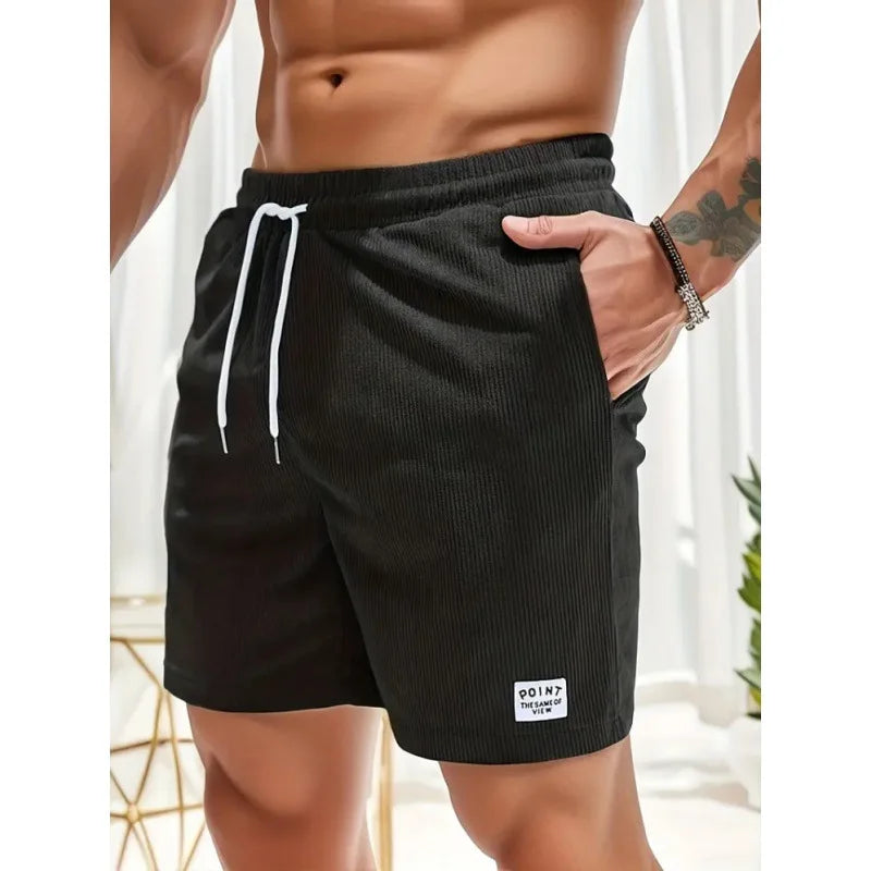 Men's Casual Drawstring Shorts - Lightweight Summer Shorts