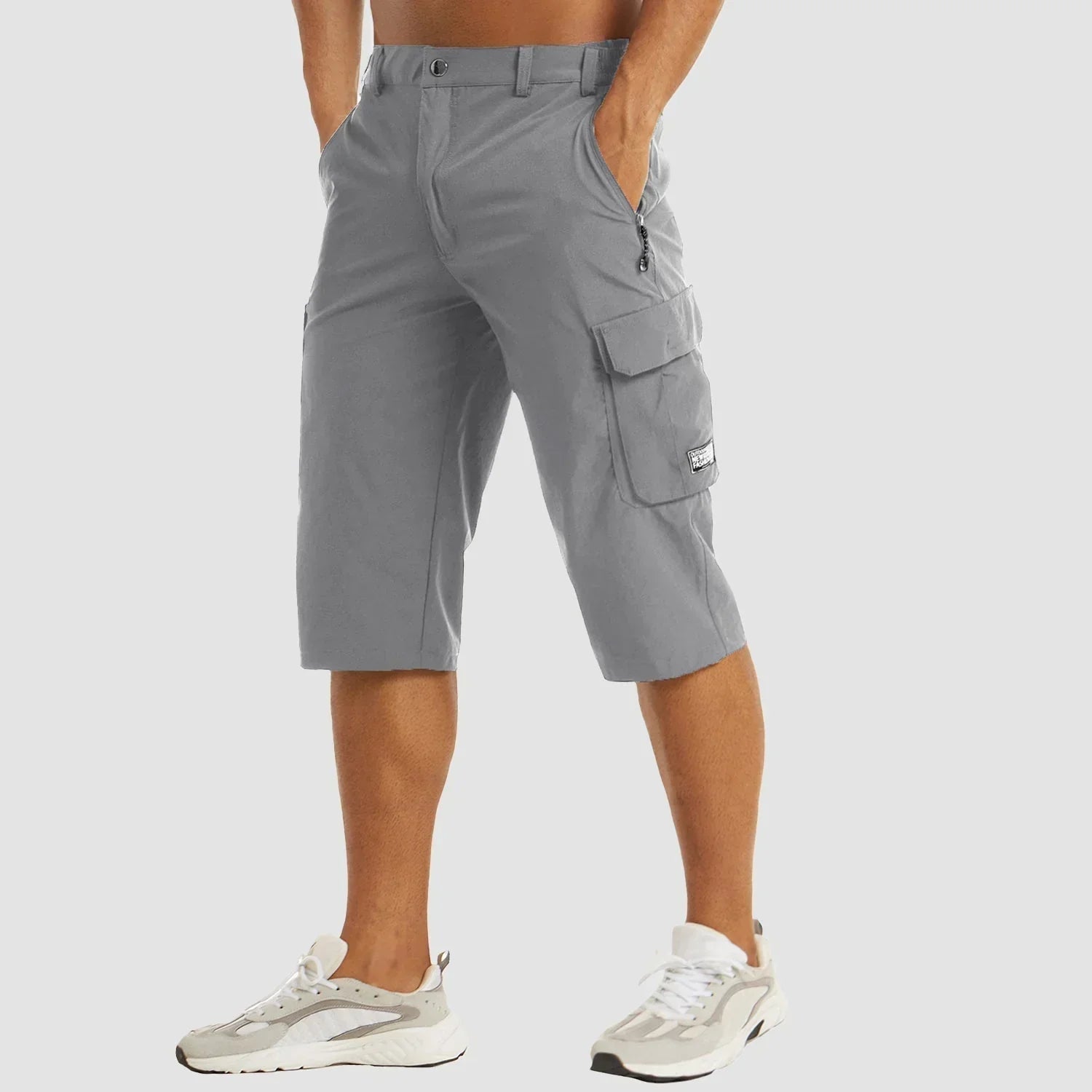 Men's Utility Cargo Shorts - Casual Outdoor Pocket Shorts