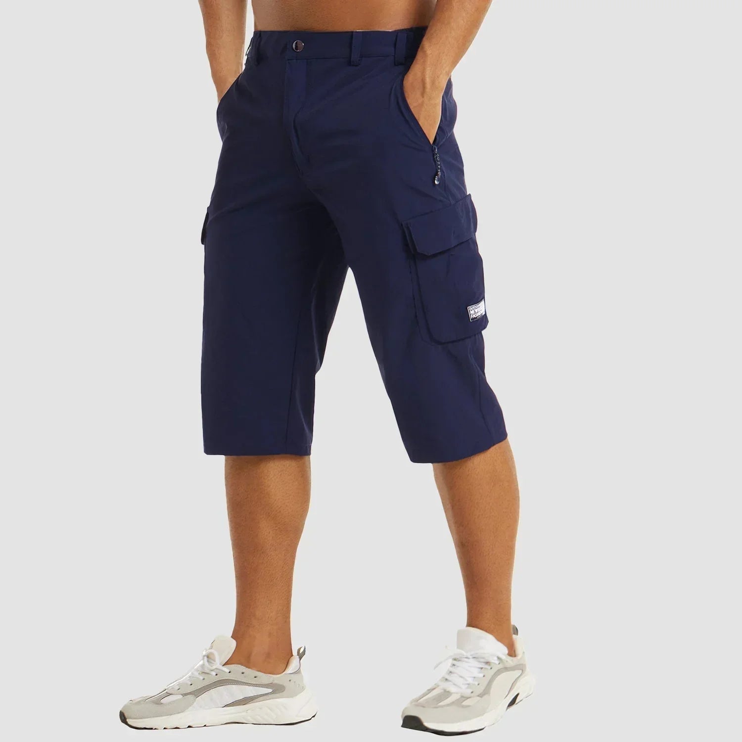 Men's Utility Cargo Shorts - Casual Outdoor Pocket Shorts