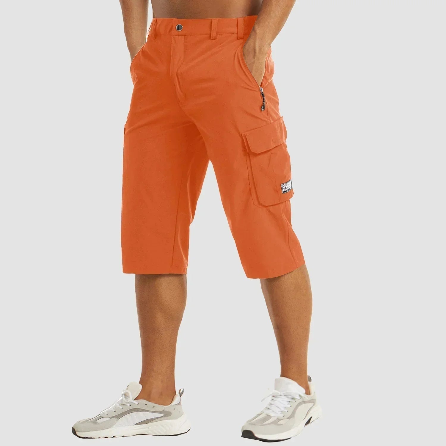 Men's Utility Cargo Shorts - Casual Outdoor Pocket Shorts