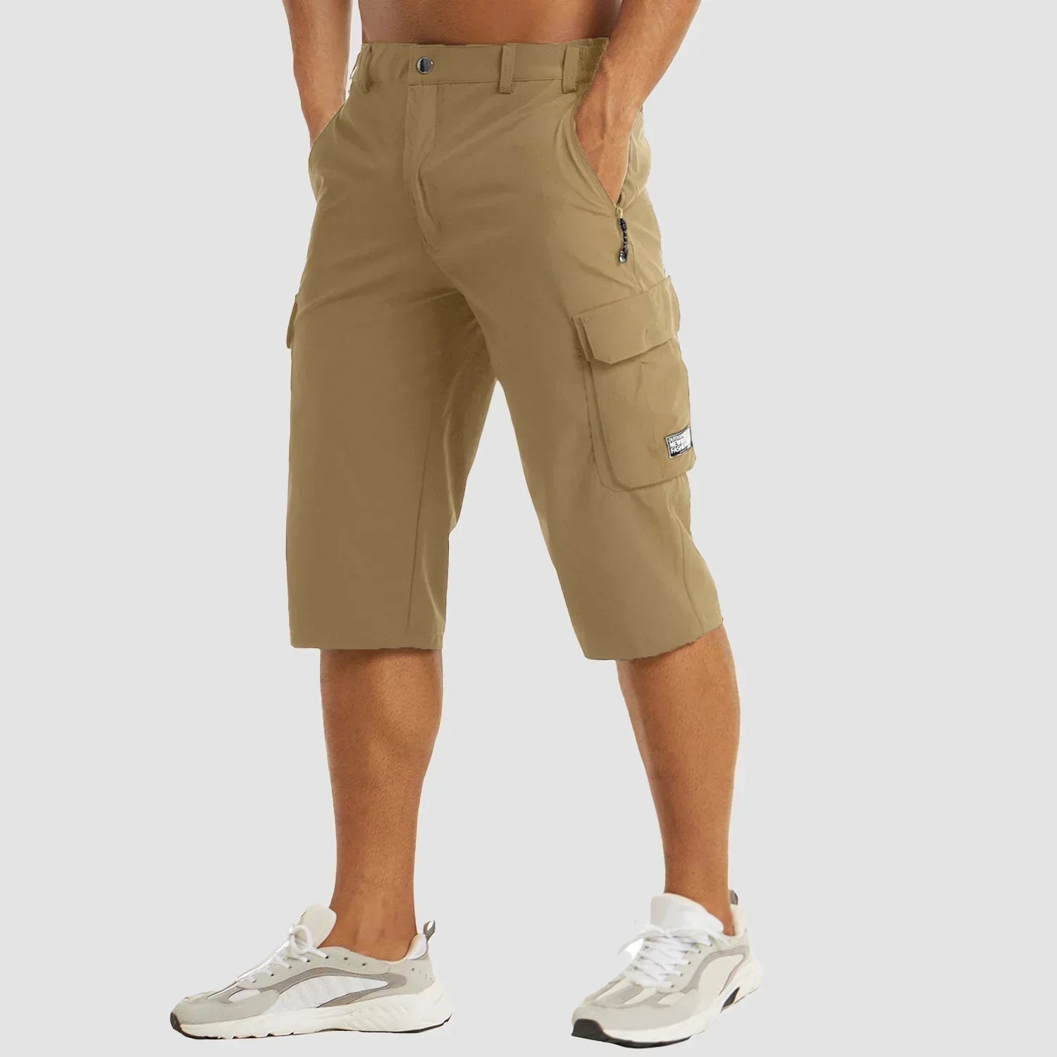 Men's Utility Cargo Shorts - Casual Outdoor Pocket Shorts