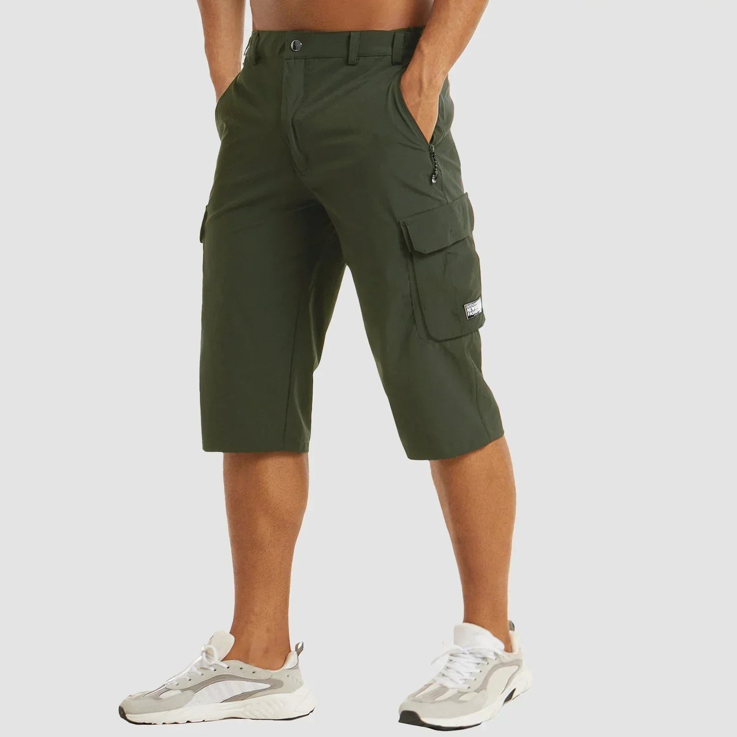 Men's Utility Cargo Shorts - Casual Outdoor Pocket Shorts