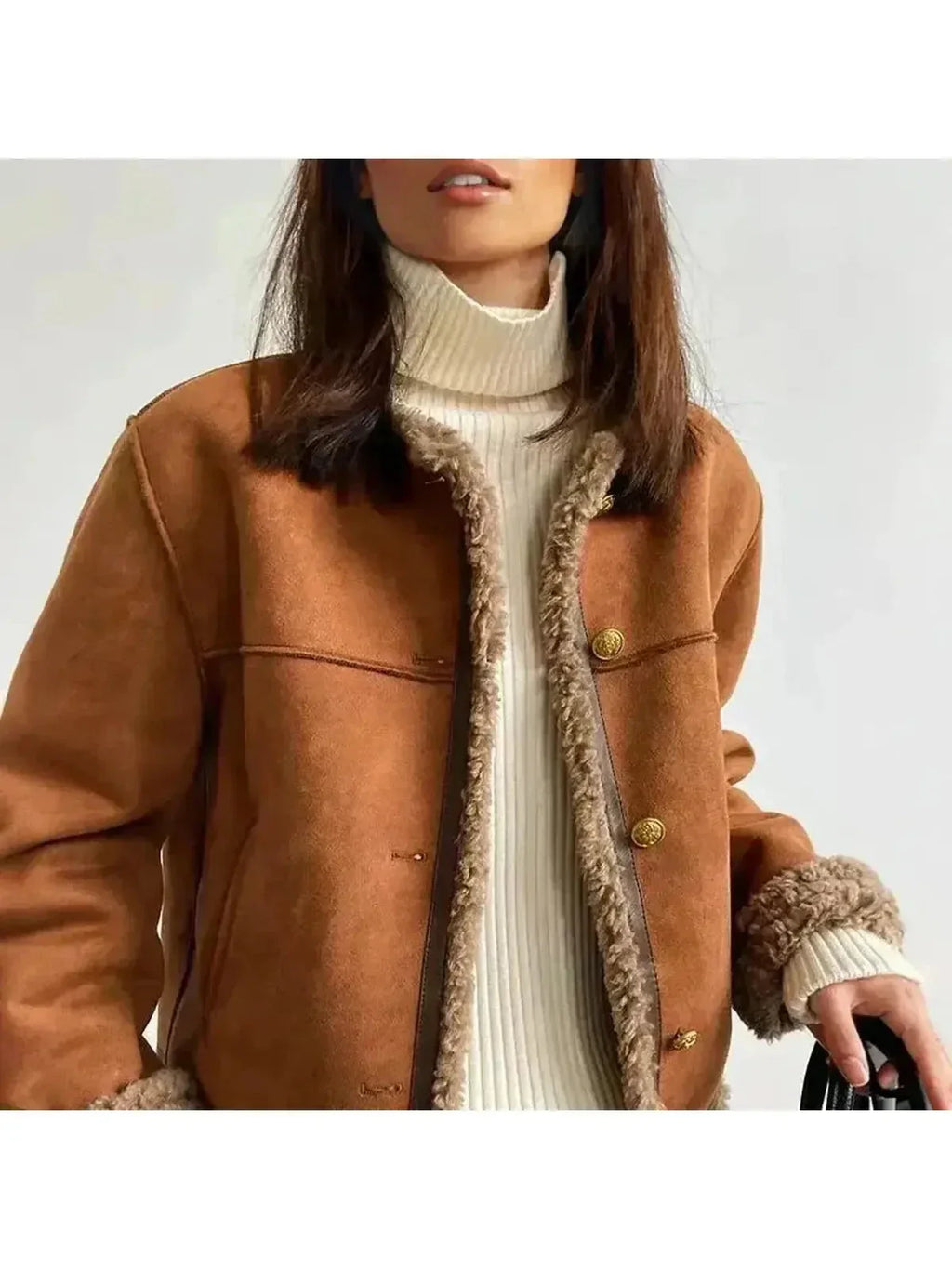 Women's Luxurious Autumn Jacket – Chic Seasonal Outerwear Style