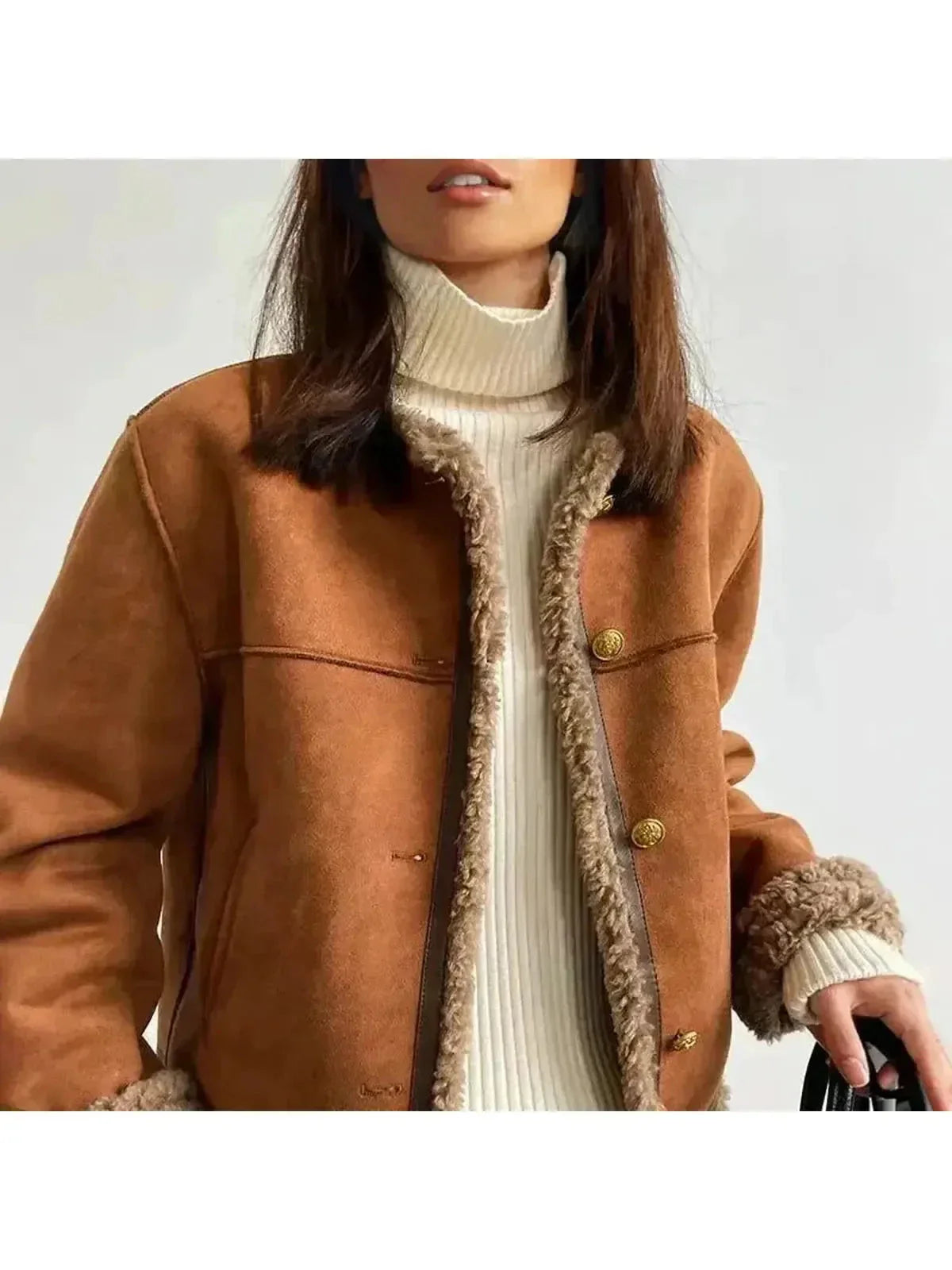 Women's Luxurious Autumn Jacket – Chic Seasonal Outerwear Style