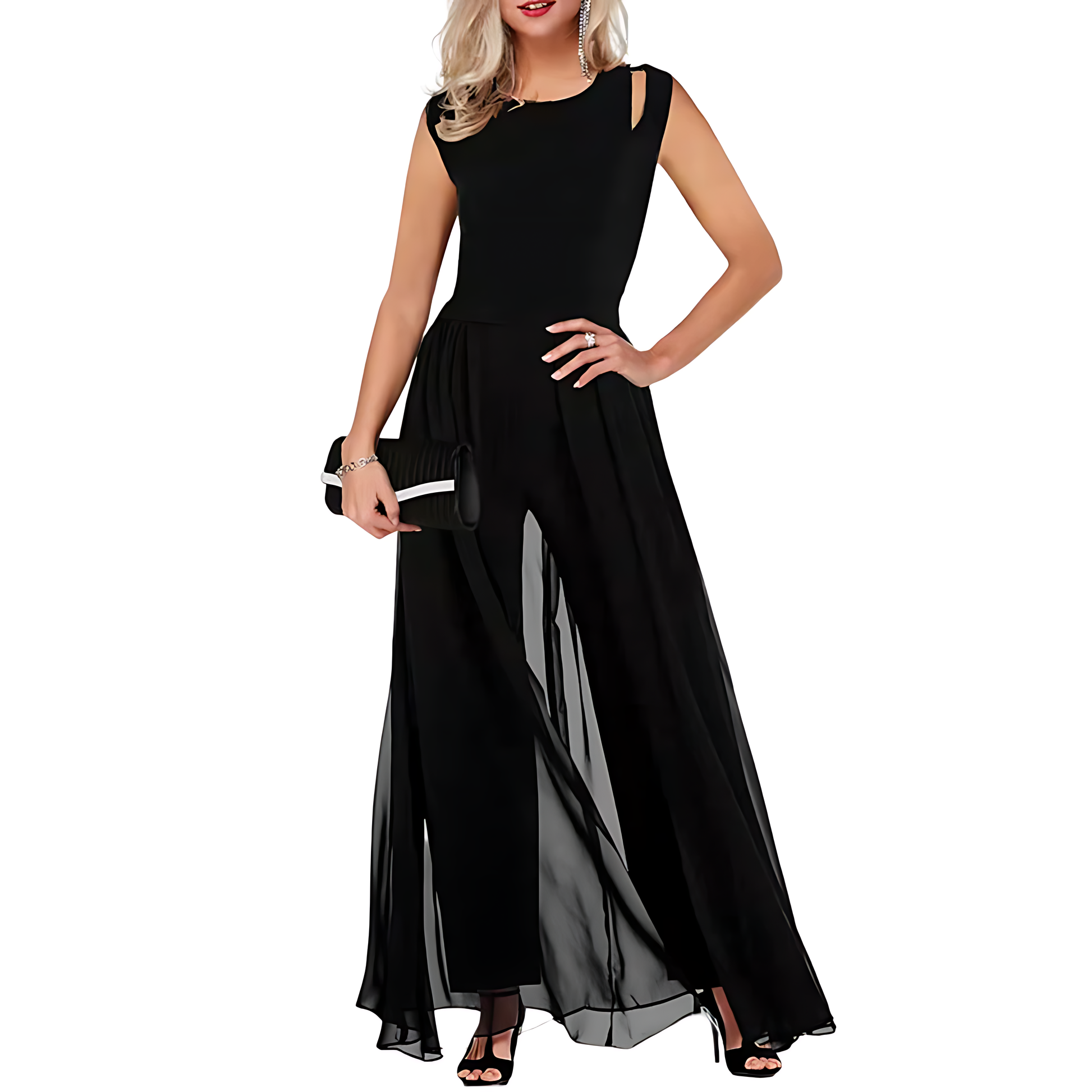 Women's Cotton Jumpsuit – Soft Elegant Comfortable Everyday Style