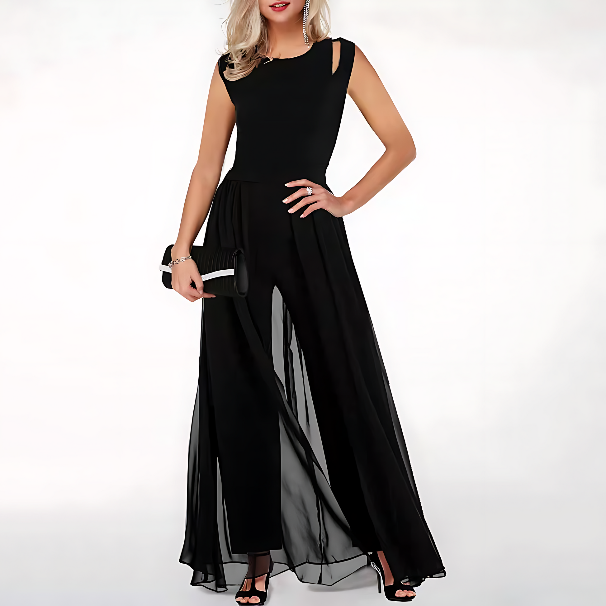Women's Cotton Jumpsuit – Soft Elegant Comfortable Everyday Style