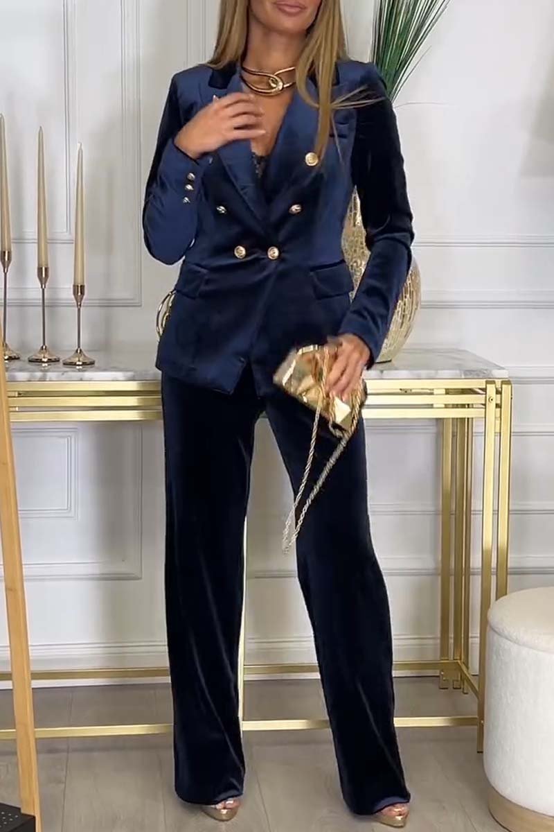 Women's Velour Two-Piece Set – Soft Luxe Versatile Style