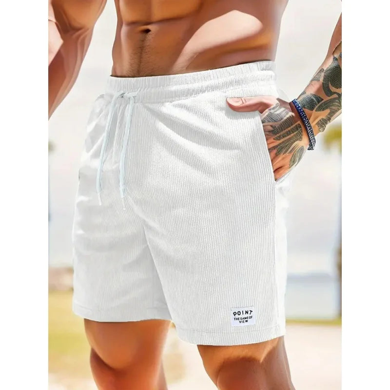 Men's Casual Drawstring Shorts - Lightweight Summer Shorts